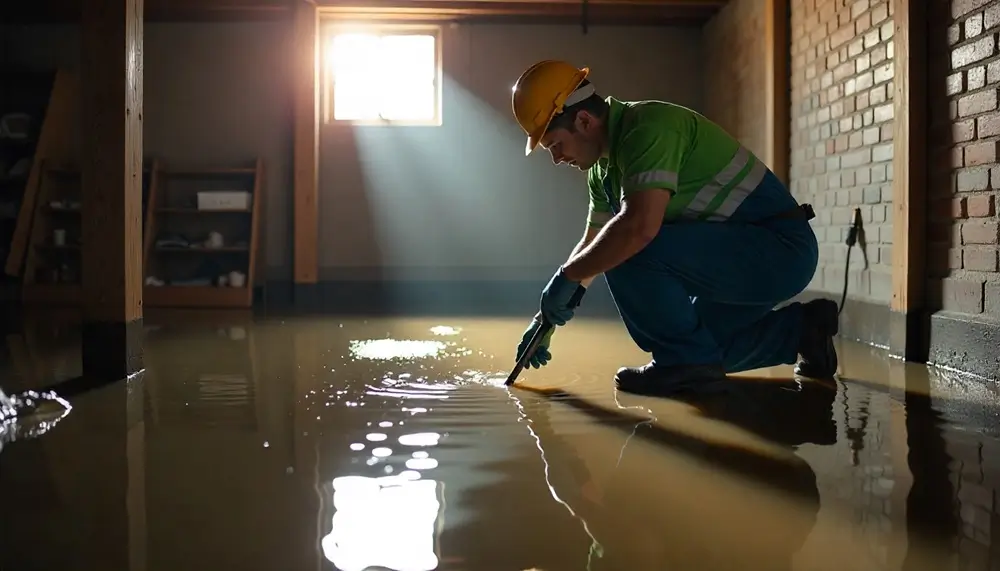 Professional water damage restoration services in Lillian, TX